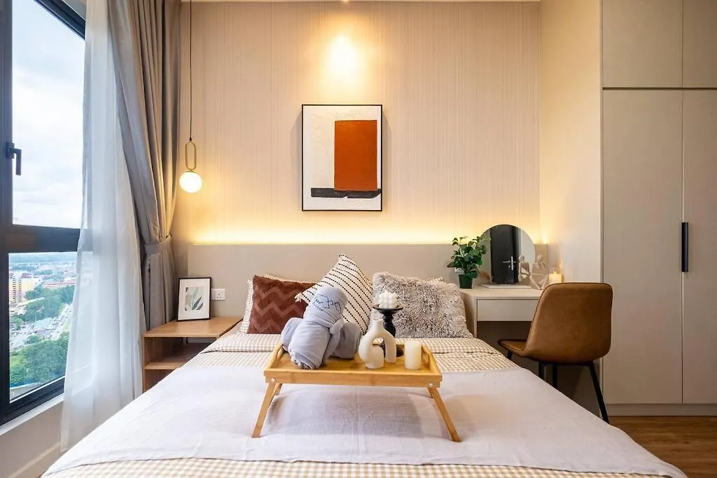 Modern Cozy Sunway Velocity Two 1Min To Mrt 쿠알라룸푸르 아파트
