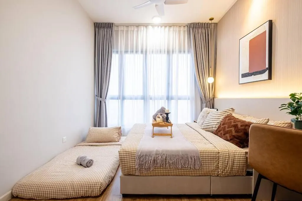 아파트 Modern Cozy Sunway Velocity Two 1Min To Mrt 쿠알라룸푸르