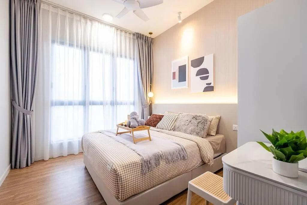 아파트 Modern Cozy Sunway Velocity Two 1Min To Mrt 쿠알라룸푸르