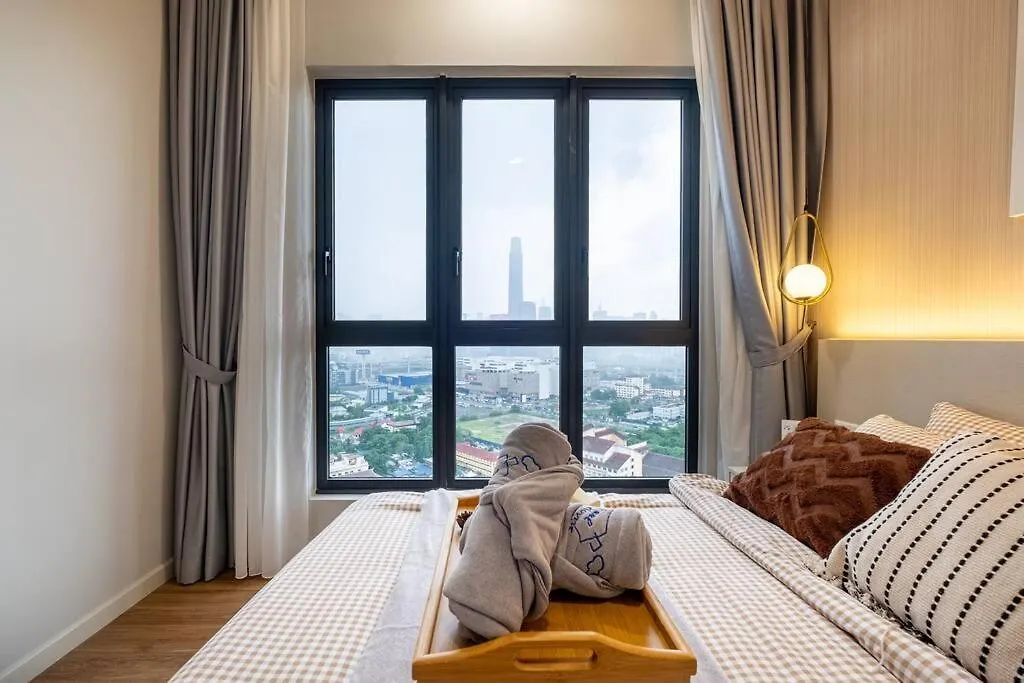 아파트 Modern Cozy Sunway Velocity Two 1Min To Mrt 쿠알라룸푸르
