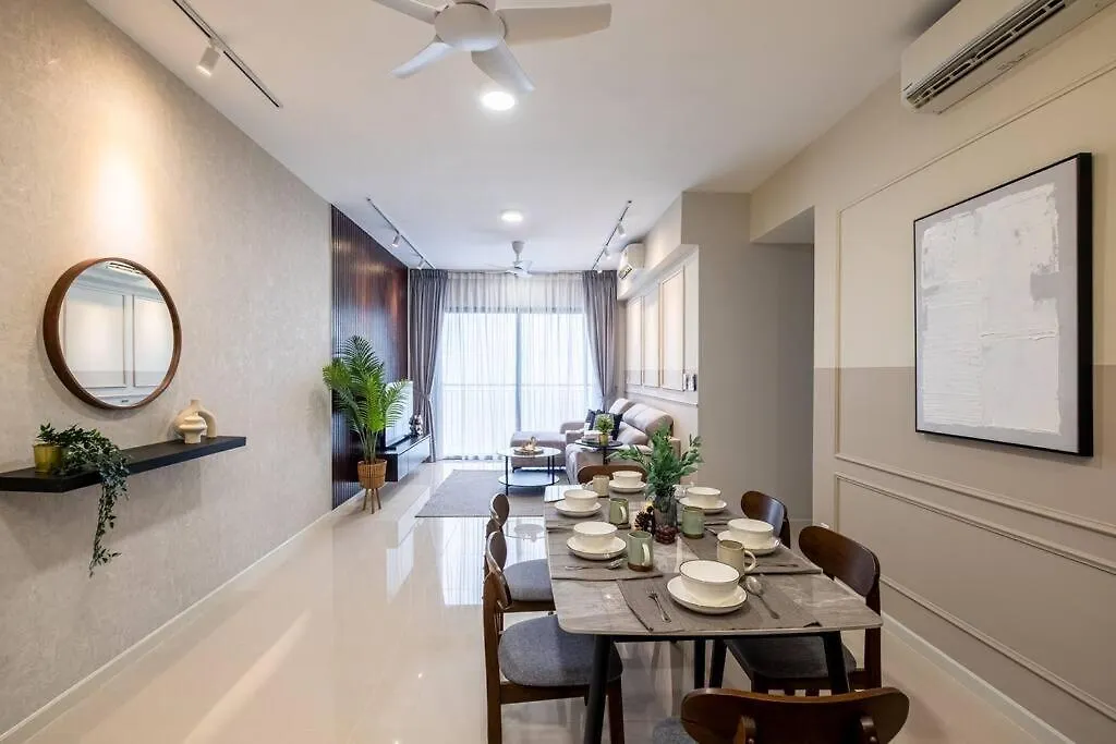Modern Cozy Sunway Velocity Two 1Min To Mrt 쿠알라룸푸르 아파트
