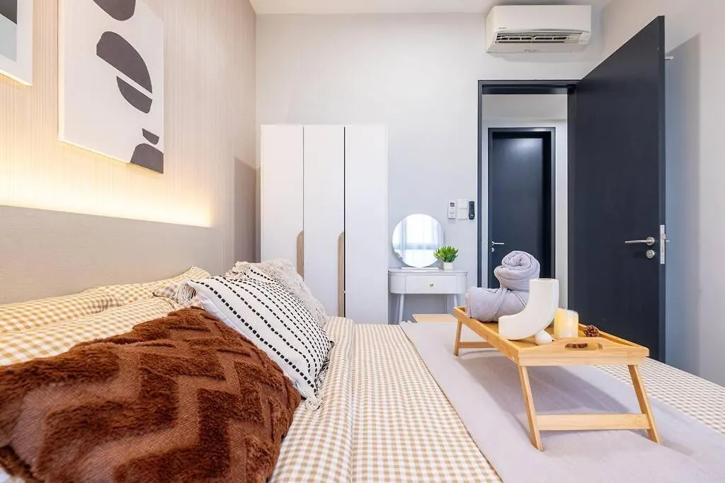Modern Cozy Sunway Velocity Two 1Min To Mrt 쿠알라룸푸르 아파트
